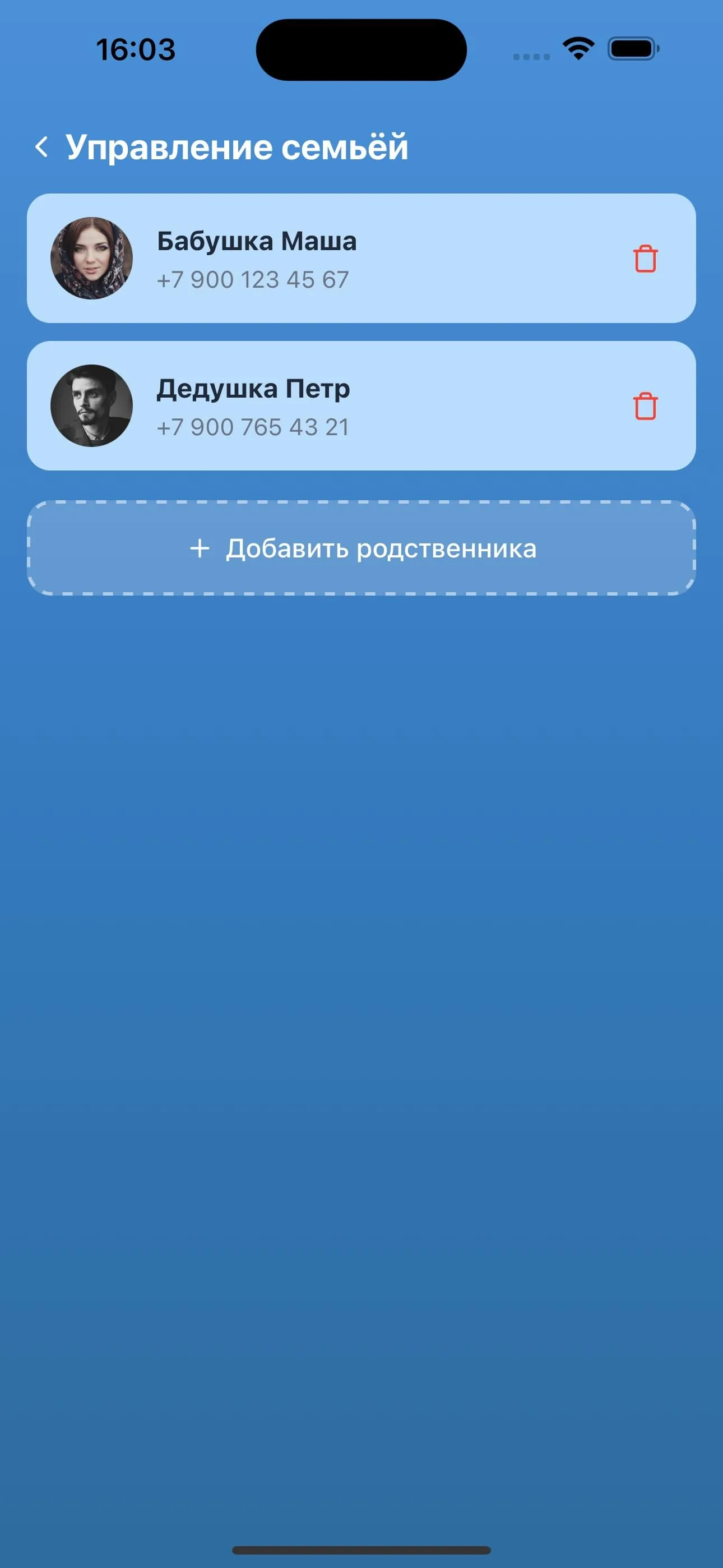 Управление семьёй